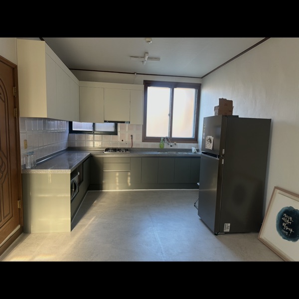 새로 단장한 부엌